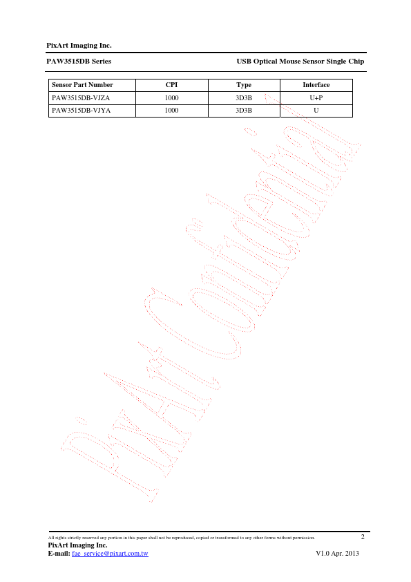 PAW3515DB-VJYA