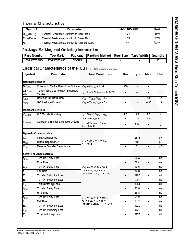 FGA50T65SHD