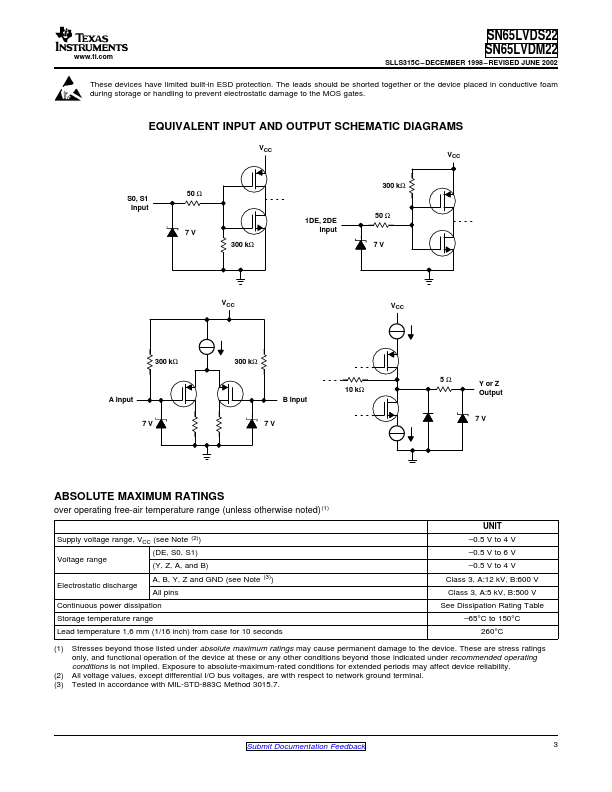 SN65LVDS22