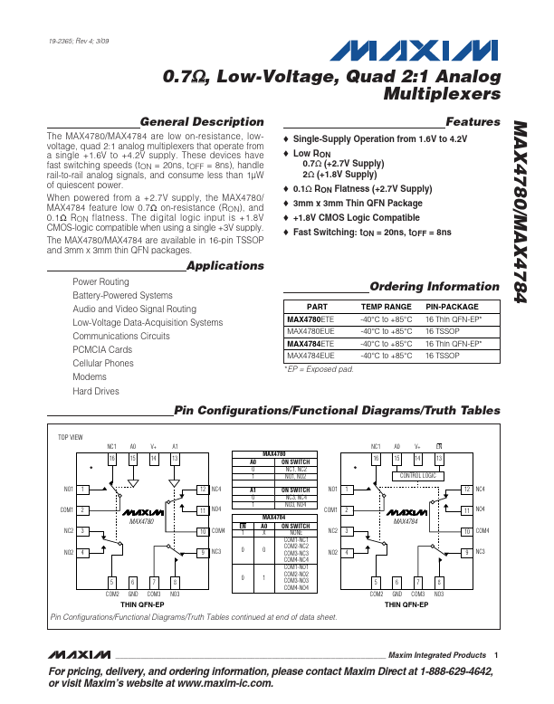 MAX4780