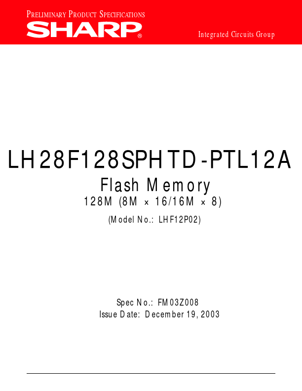 LH28F128SPHTD-PTL12A