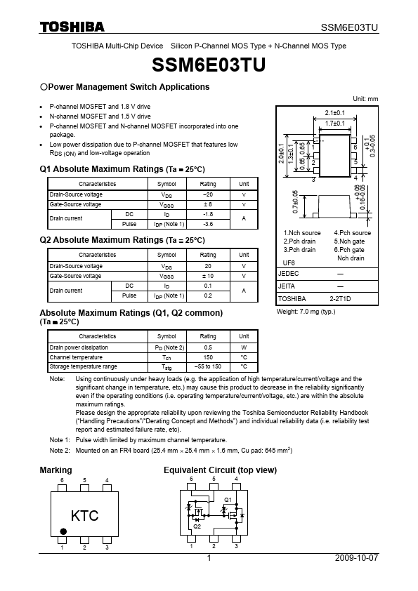 SSM6E03TU