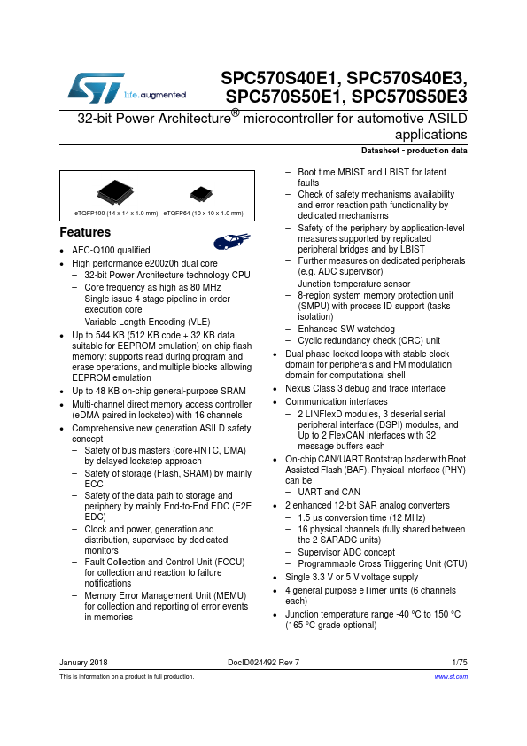 SPC570S40E3