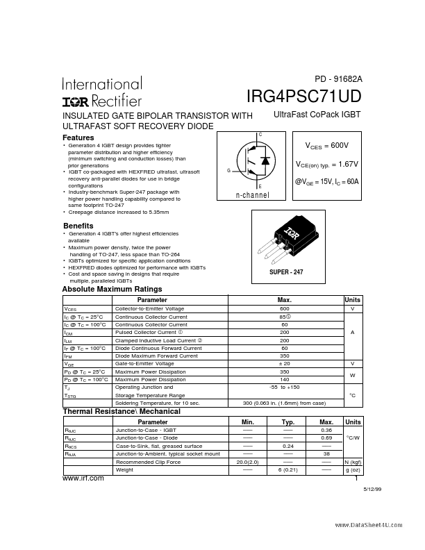 IRG4PSC71UD