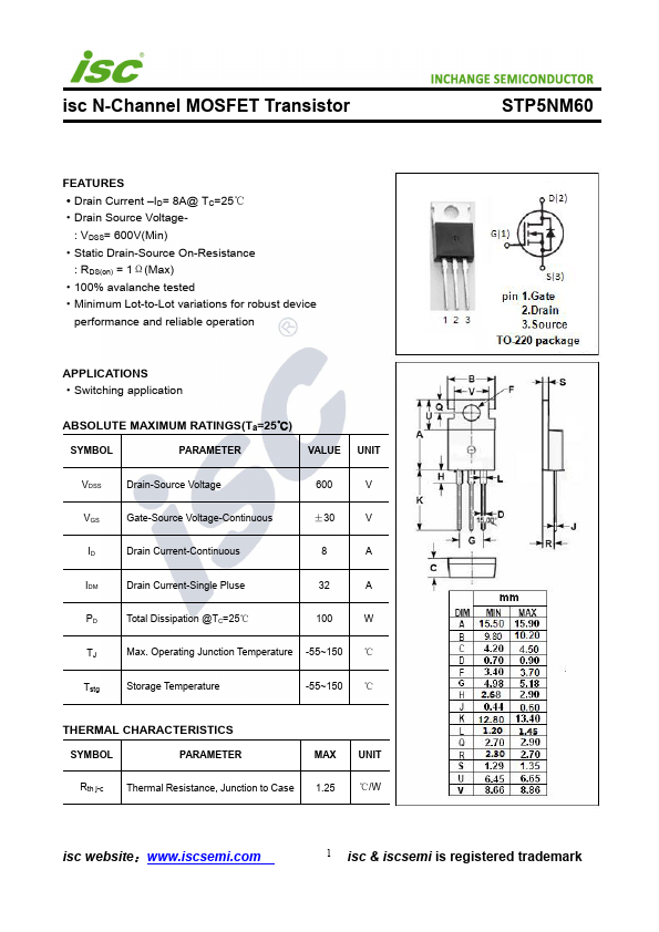 STP5NM60