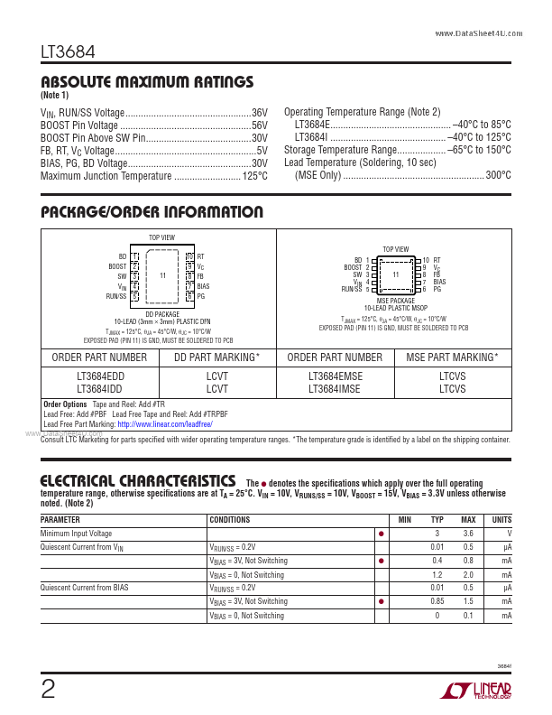 LT3684