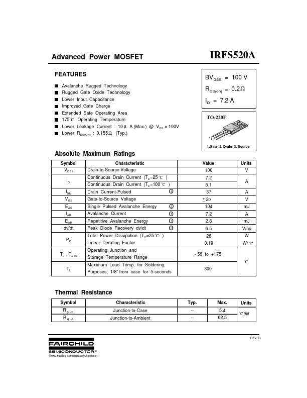 IRFS520A