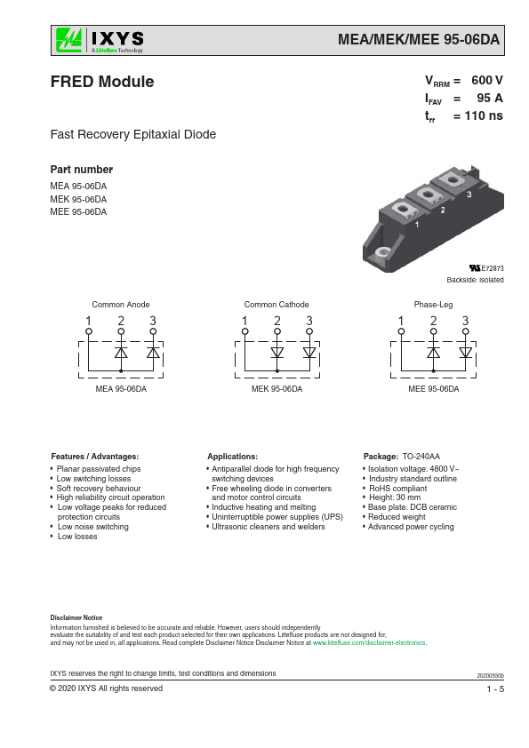 MEK95-06DA Datasheet Preview