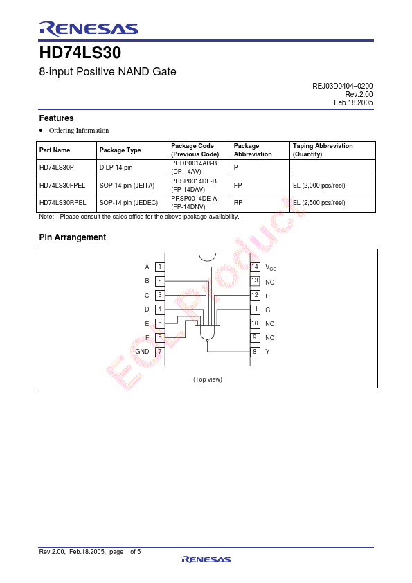 HD74LS30