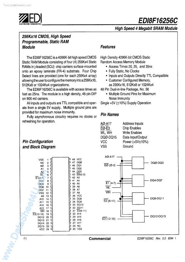 EDI8M16256C