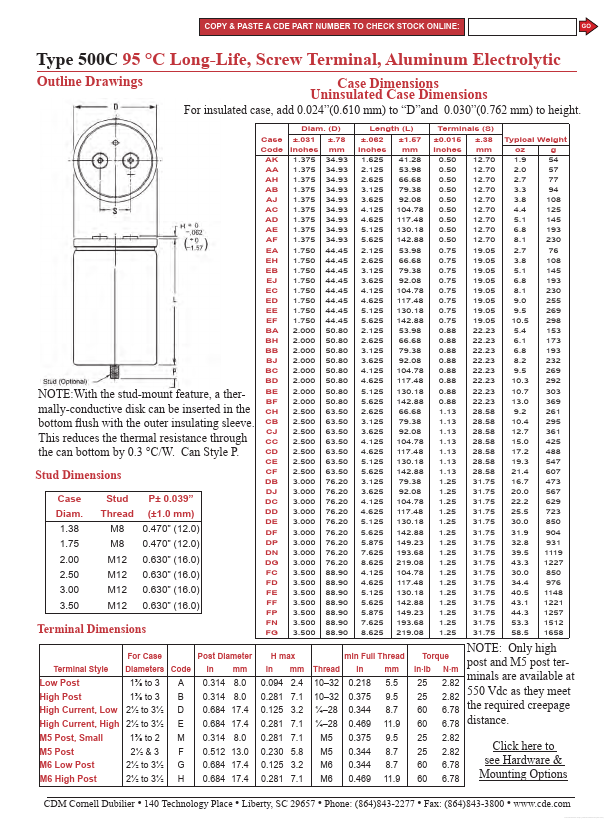 500C554U016DE2D