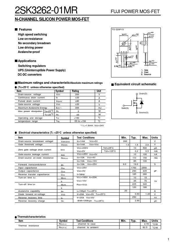 2SK3262-01MR