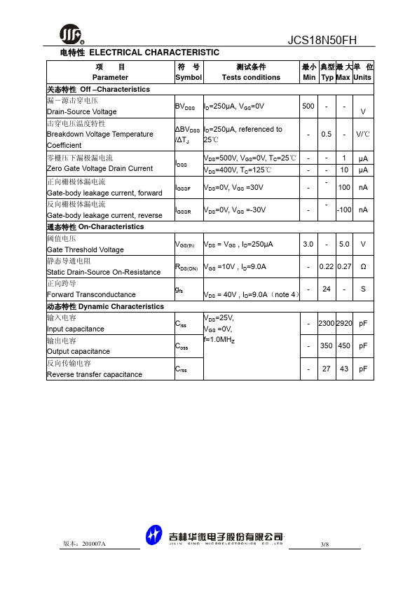 JCS18N50FH