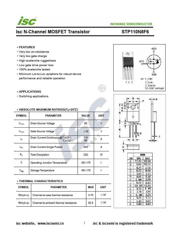 STP110N8F6