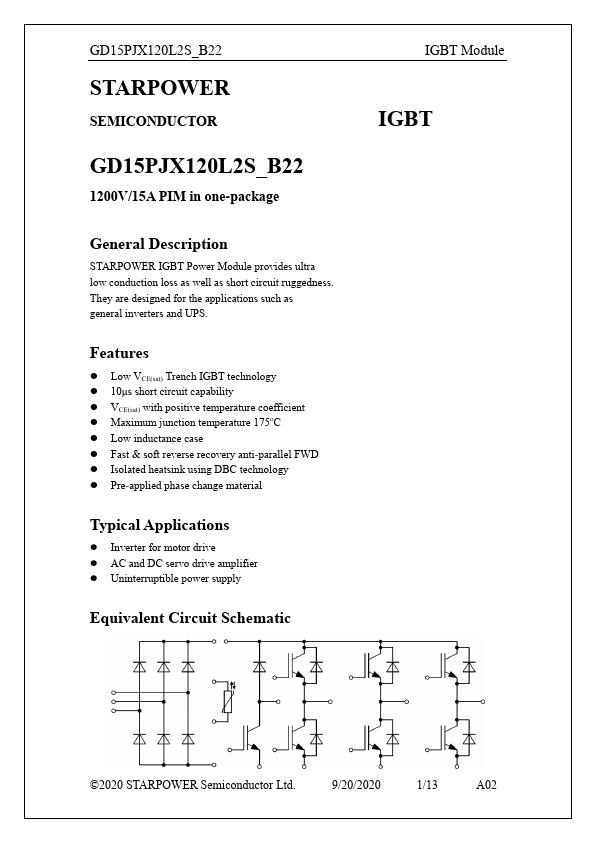 GD15PJX120L2S_B22 Datasheet Preview