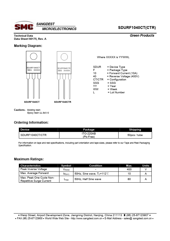 SDURF1040CTR