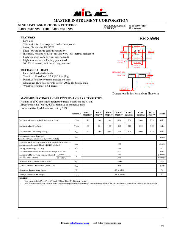 KBPC3506NW