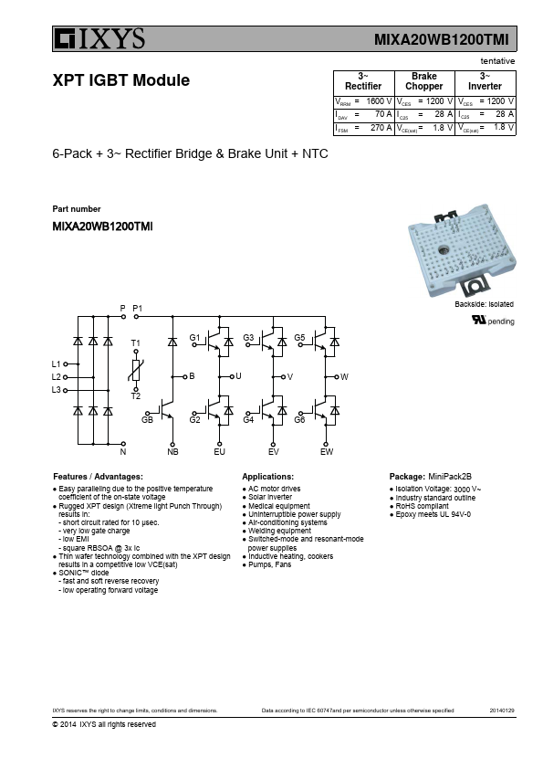 MIXA20WB1200TMI