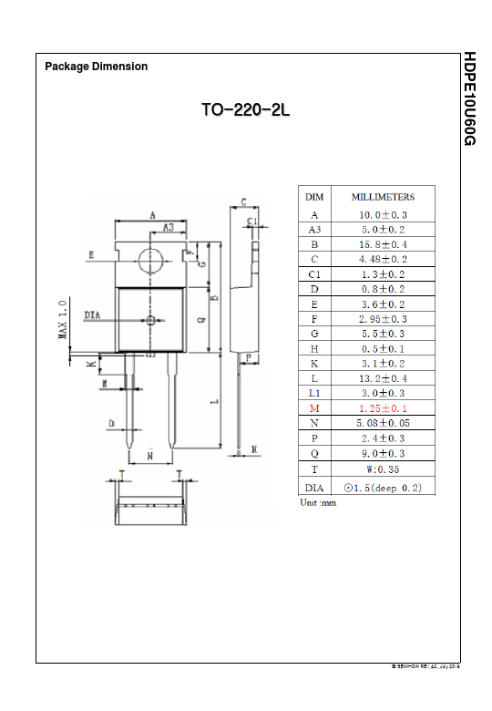 HDPE10U60G