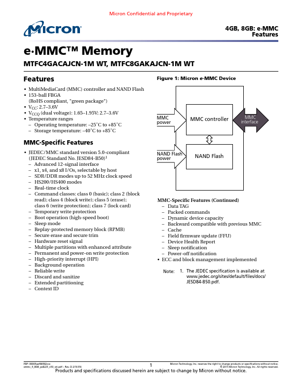 MTFC4GACAJCN-1M