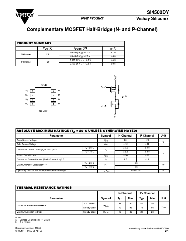 SI4500DY