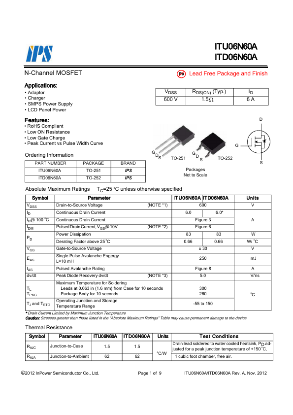 ITD06N60A