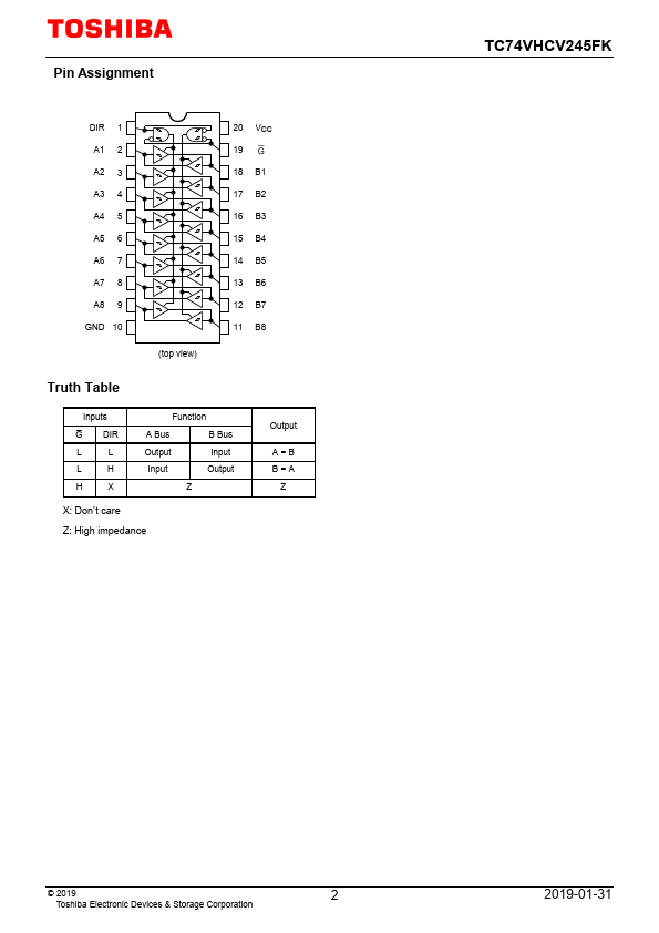 TC74VHCV245FK