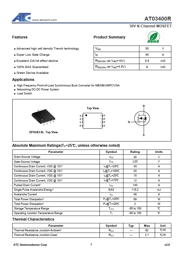 AT03400R Datasheet Preview