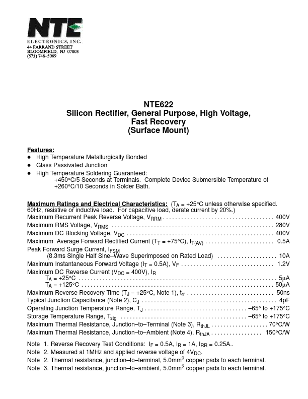 NTE622