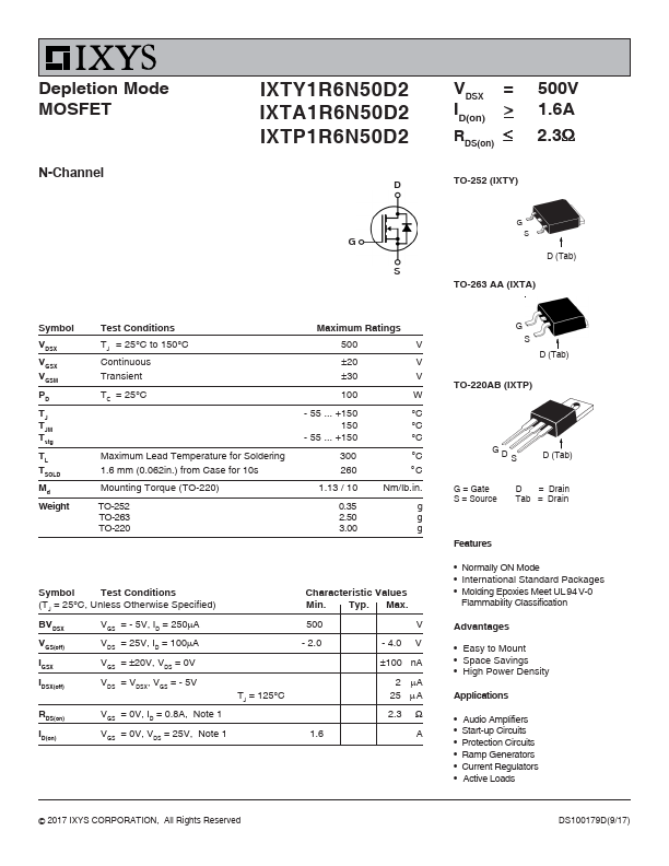 IXTP1R6N50D2