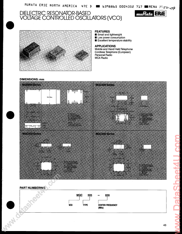 MQC505-xxx