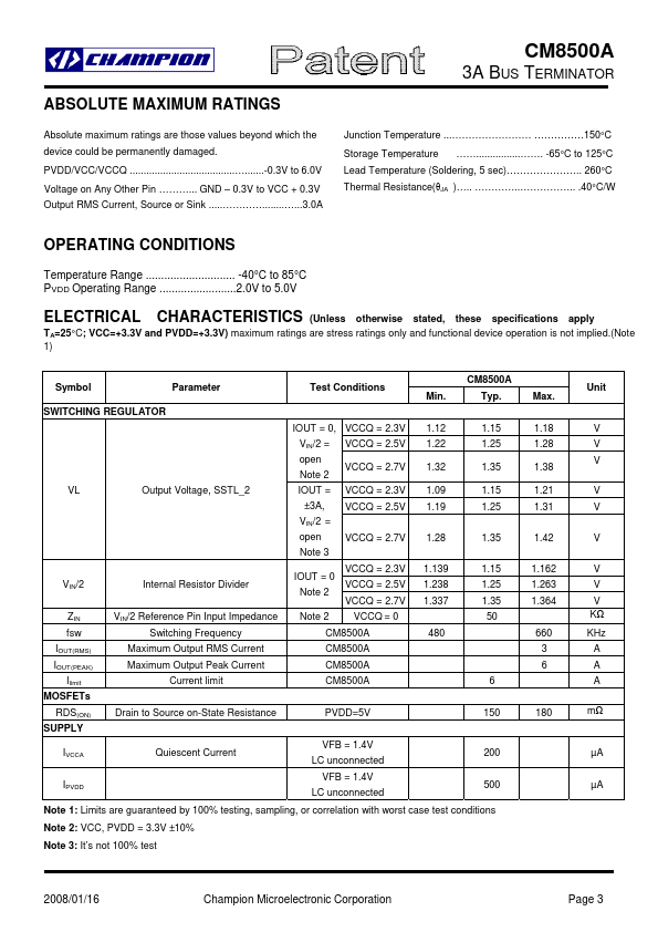 CM8500A