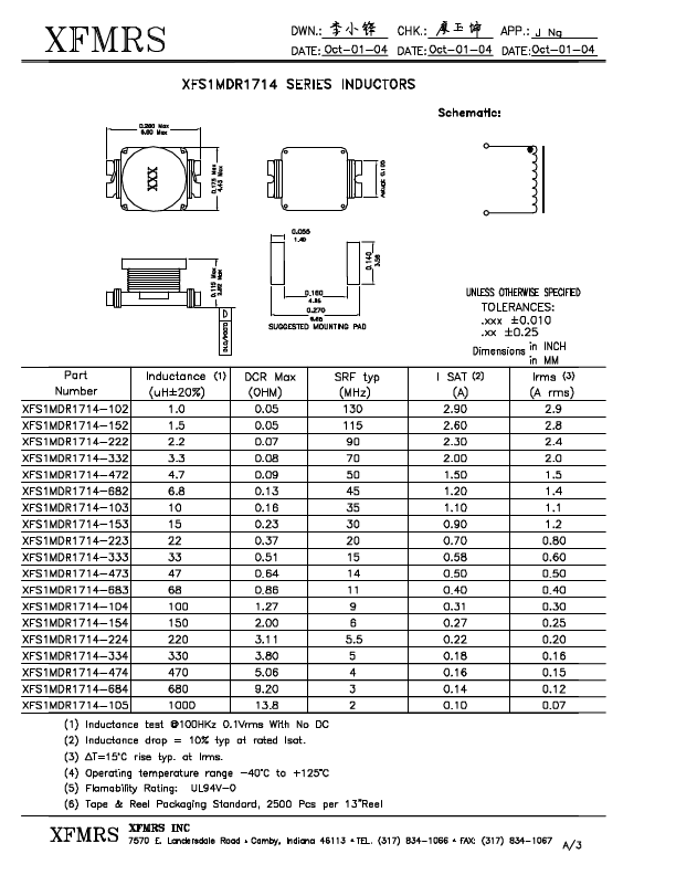 XFS1MDR1714