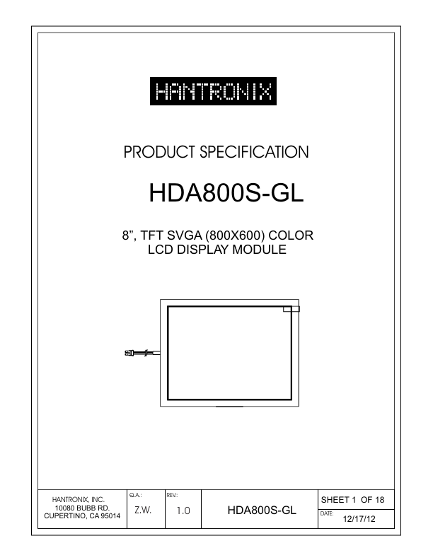 HDA800S-GL