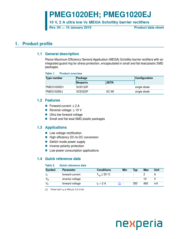 PMEG1020EJ