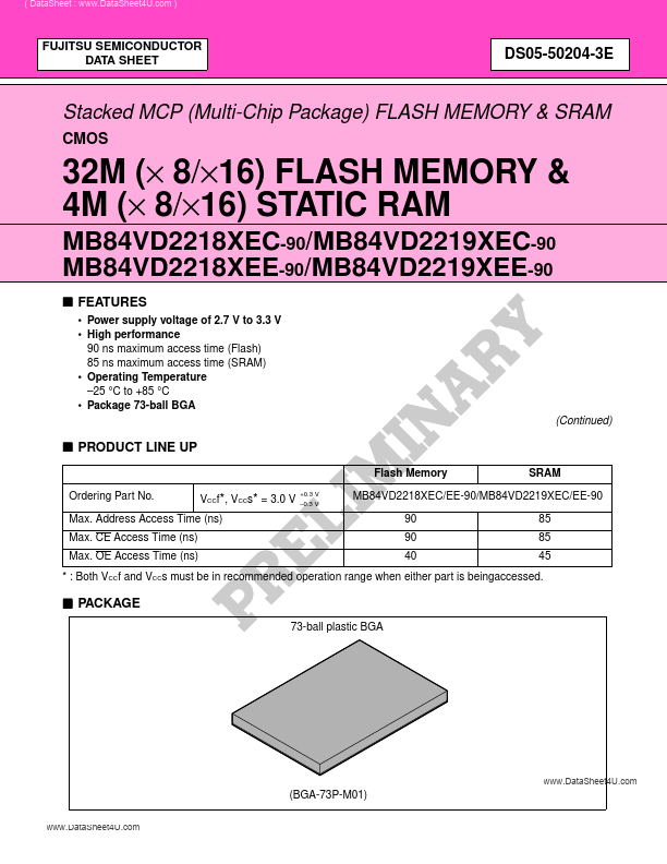 MB84VD2219xEC