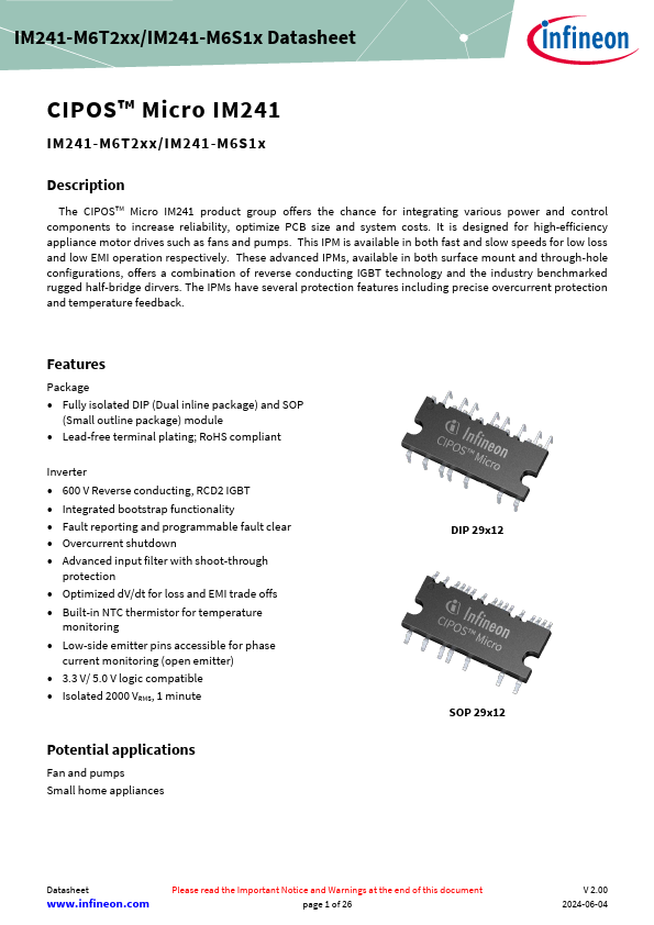 IM241-M6S1B Datasheet Preview