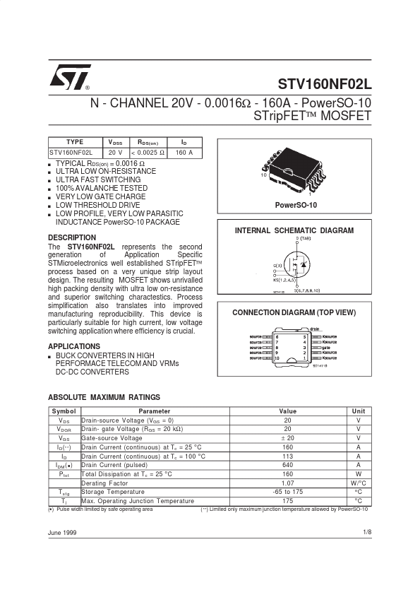 STV160NF02L