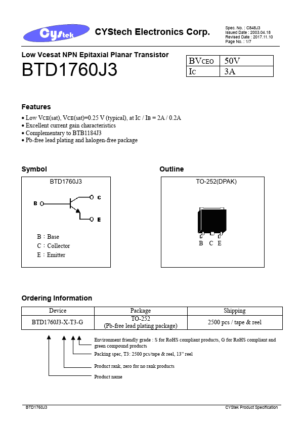 BTD1760J3