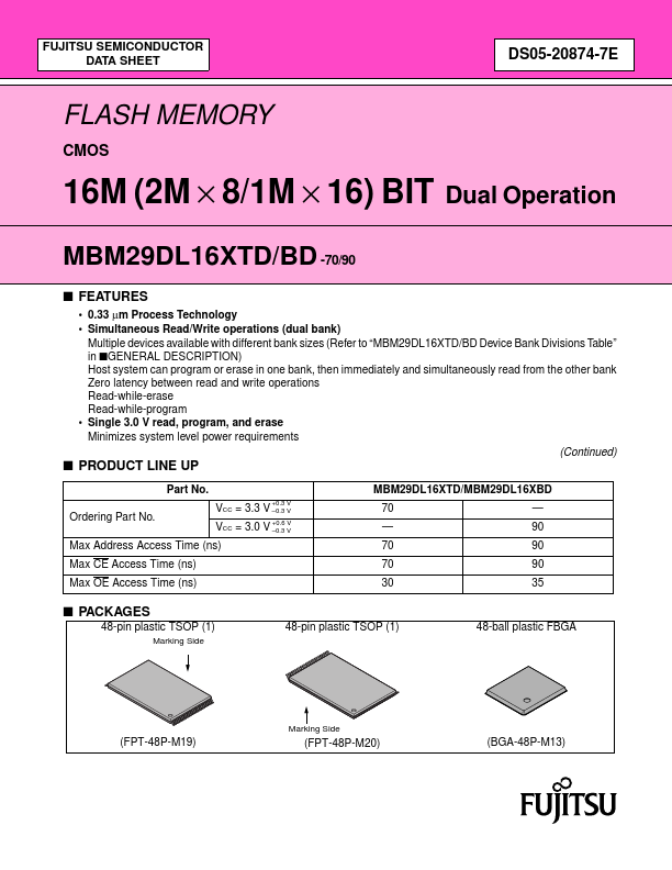 MBM29DL164TD-90