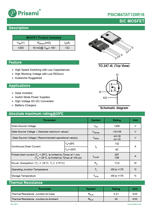 PSICM4TAT120R16 Datasheet Preview