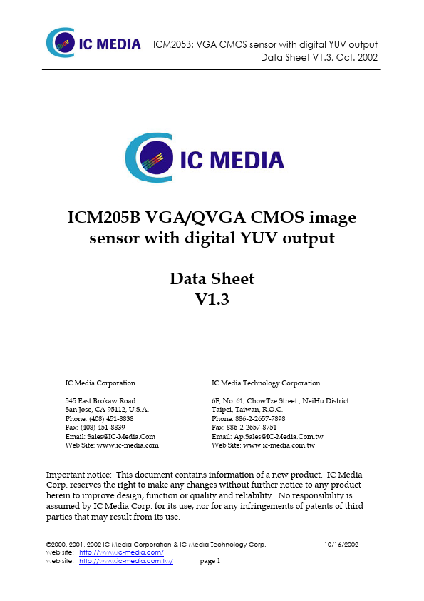 ICM205B