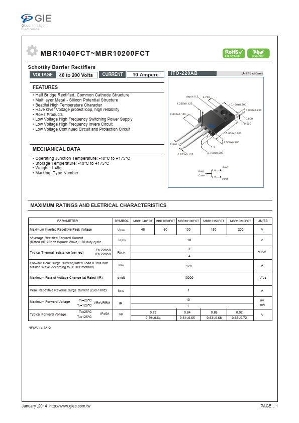 MBR10200FCT