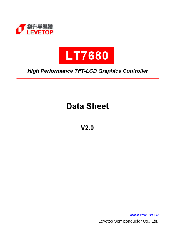 LT7680 Datasheet Preview