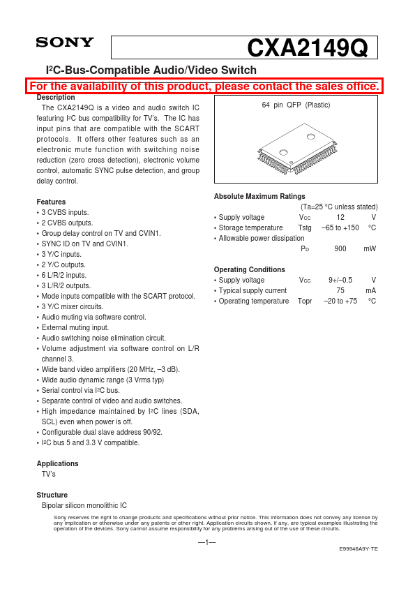 CXA2149Q