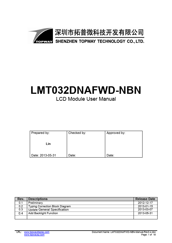 LMT032DNAFWD-NBN