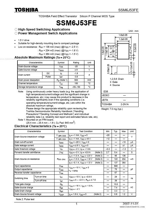 SSM6J53FE