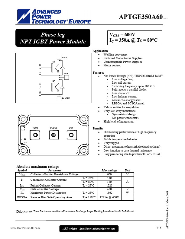 APTGF350A60