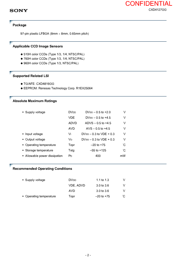 CXD4127GG