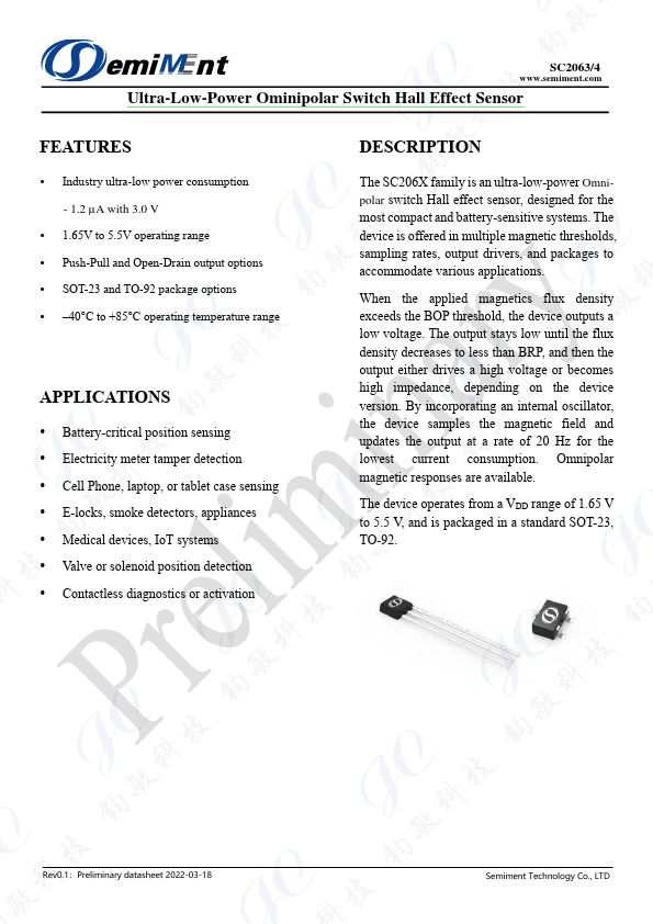SC2063 Datasheet Preview